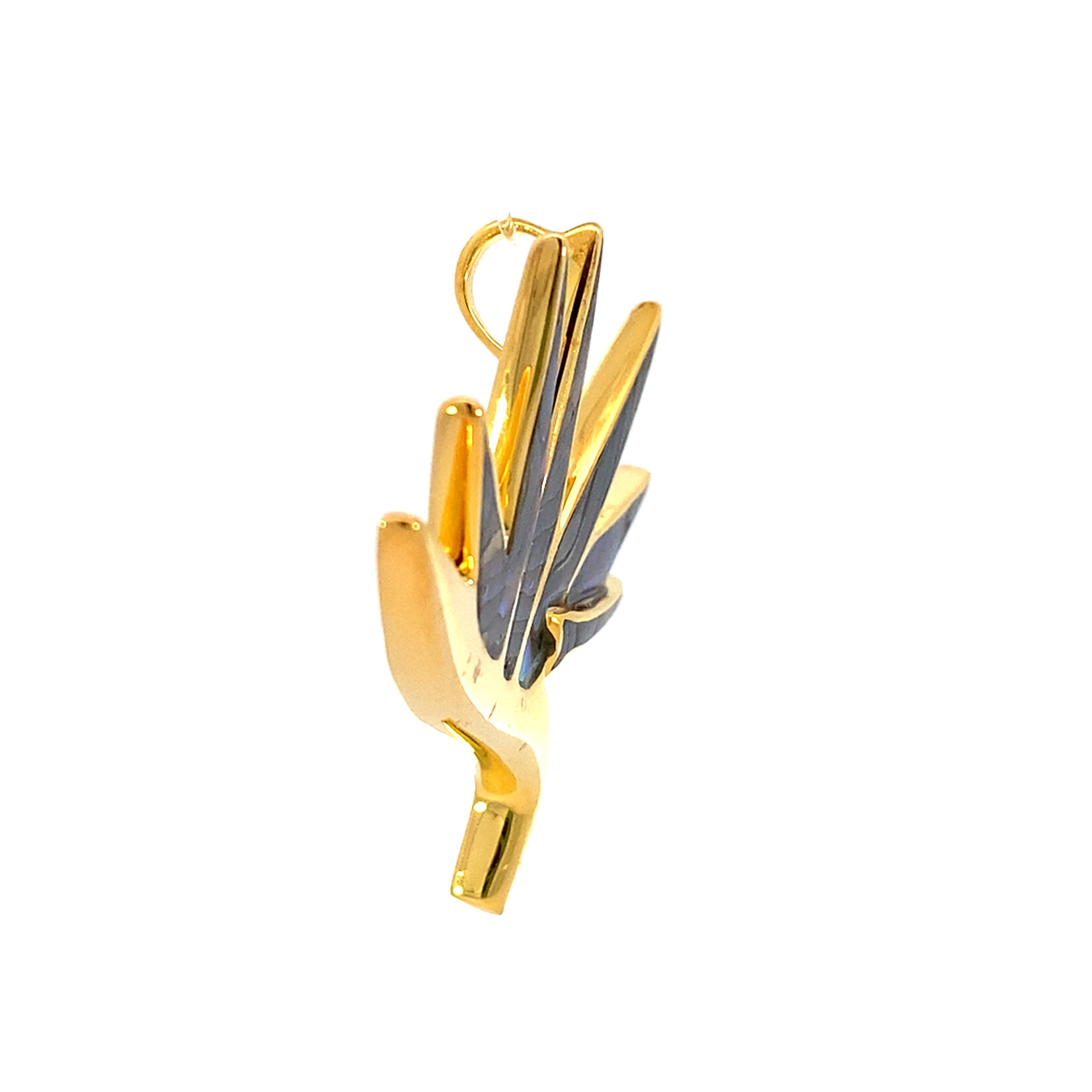 18K Vermeil Pualani Bird of Paradise Pendant