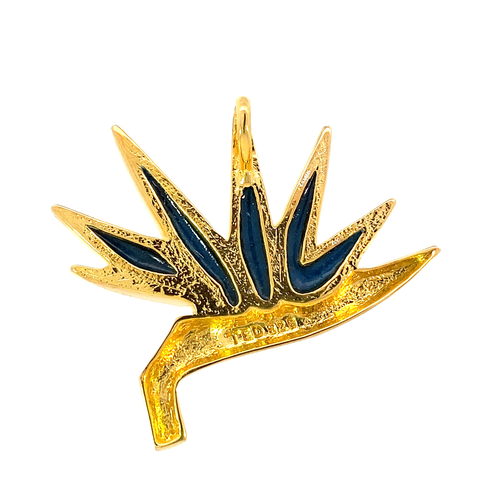 18K Vermeil Pualani Bird of Paradise Pendant