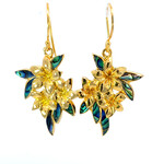 18K Vermeil Pualani Plumeria Dangles