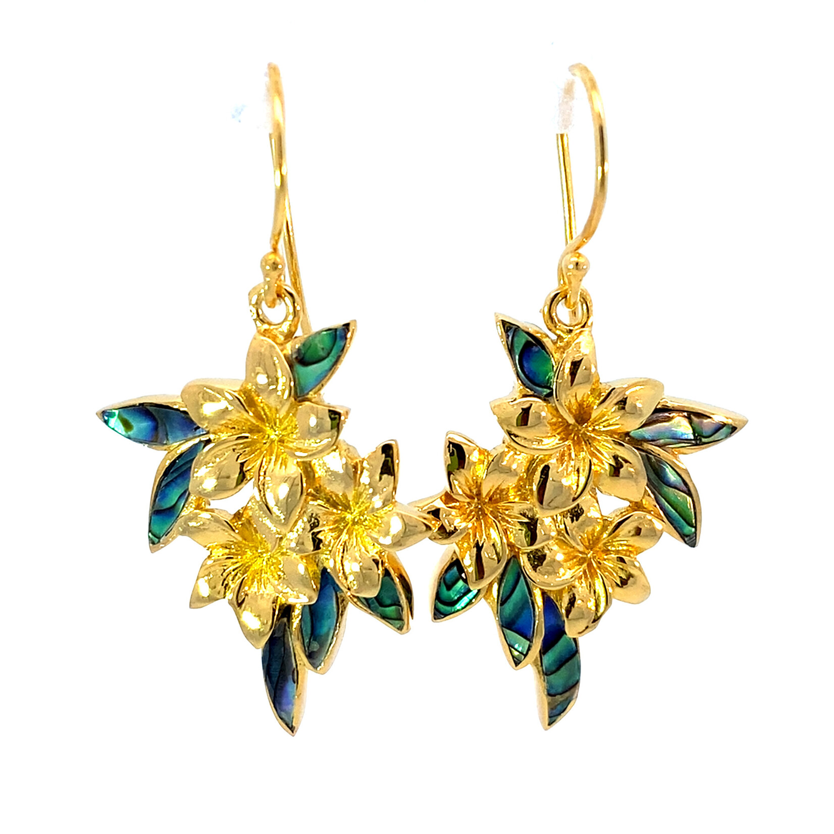 18K Vermeil Pualani Plumeria Dangles
