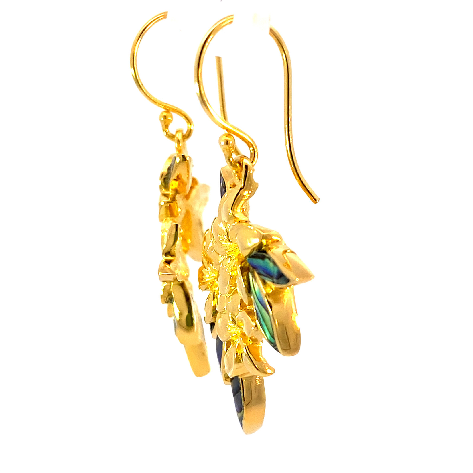 18K Vermeil Pualani Plumeria Dangles