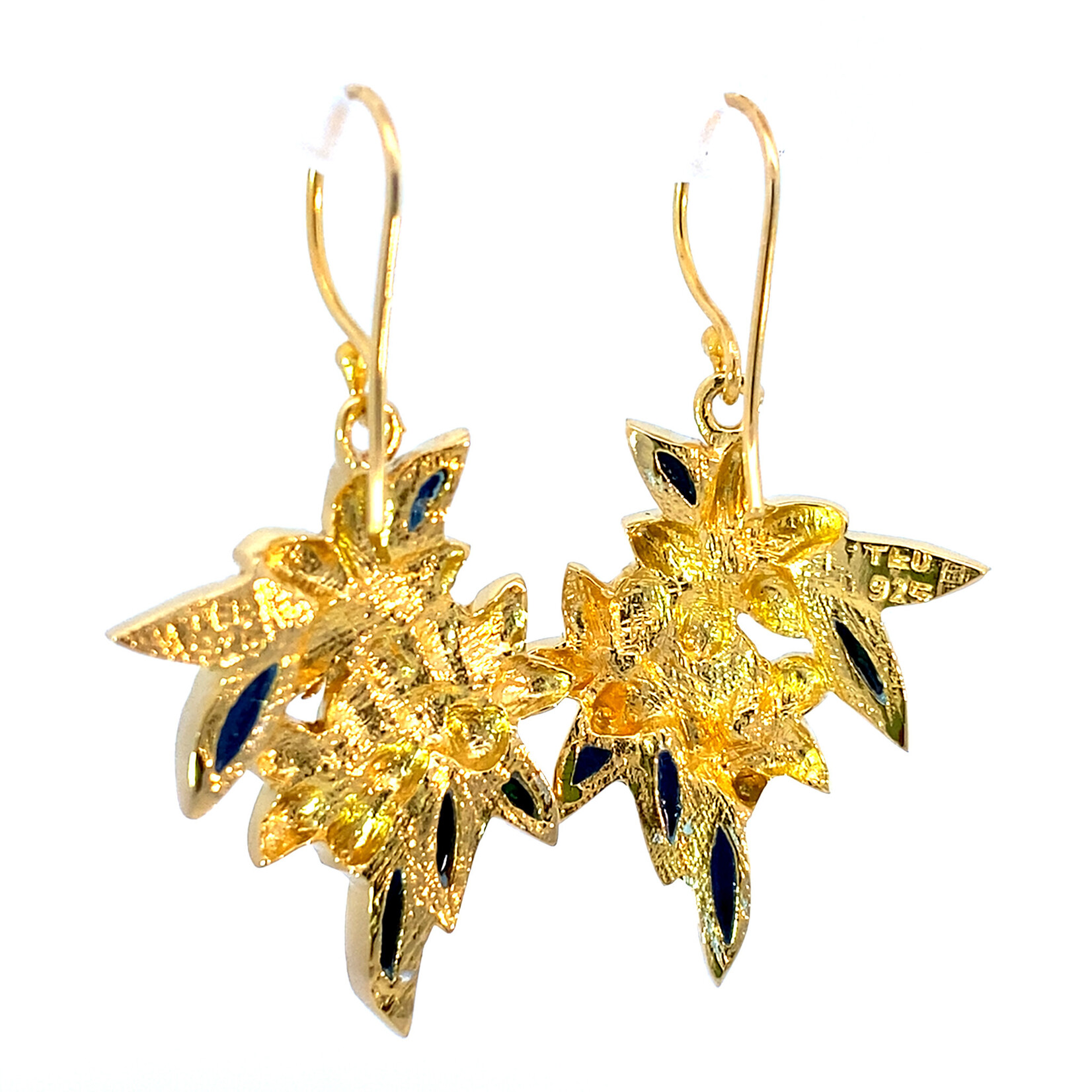 18K Vermeil Pualani Plumeria Dangles