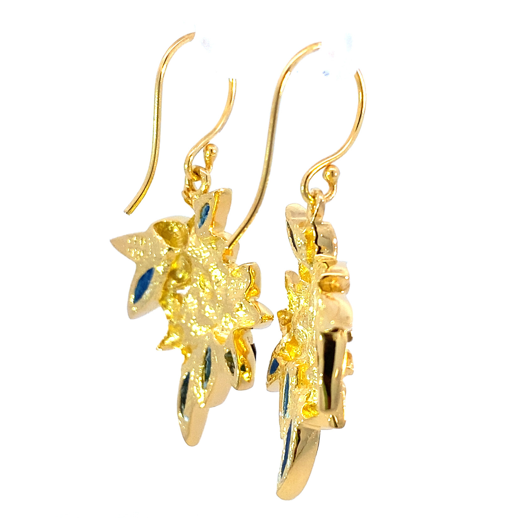 18K Vermeil Pualani Plumeria Dangles