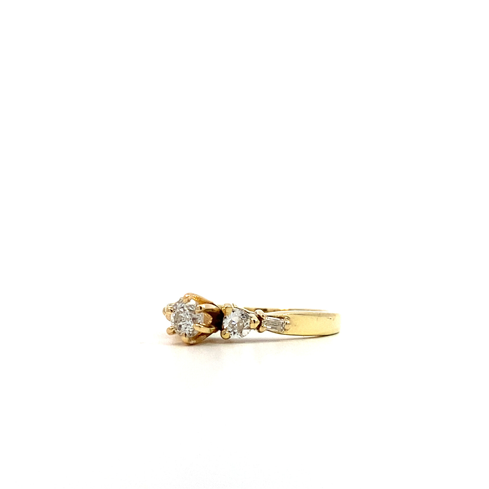 14K Yellow Gold Diamond Ring sz4.5 D.36ctw