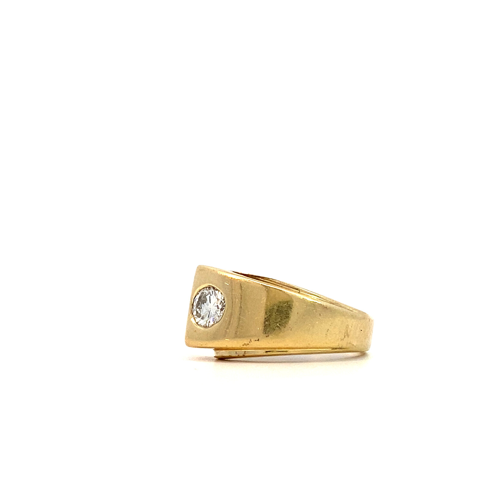 14K Yellow Gold Diamond Ring size 6.25 D+/-. 45ct