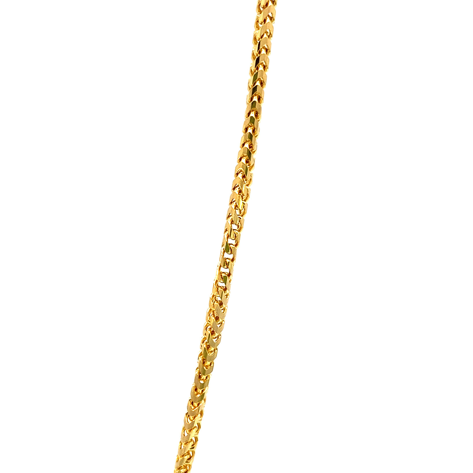 18K Yellow Gold 18" 2mm Franco