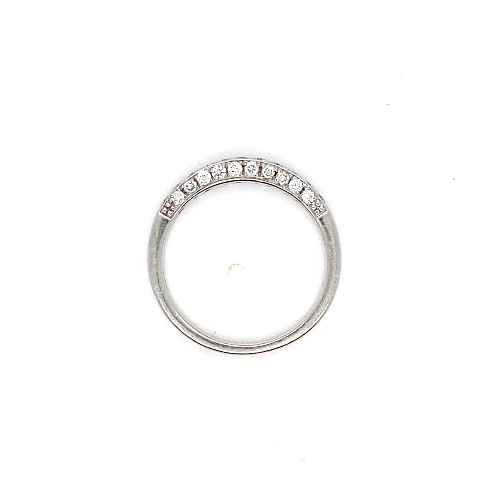 Platinum Diamond ring sz7 D+/-.75ctw