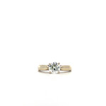 14K White Gold Diamond Solitaire sz3.75 +/-.60ct