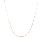 14K Yellow Gold 18" .80mm Cable Chain