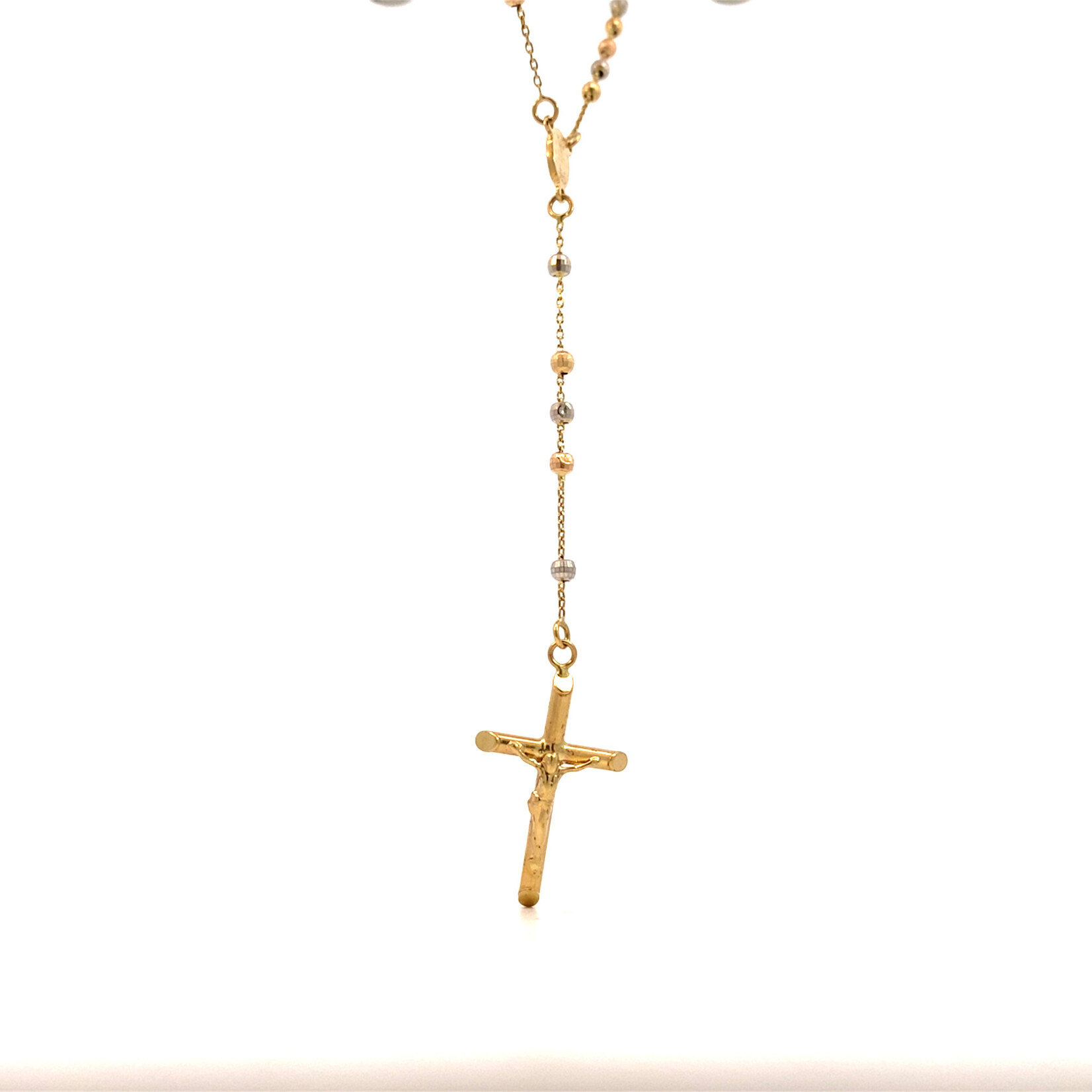14K Tri-Color Rosary