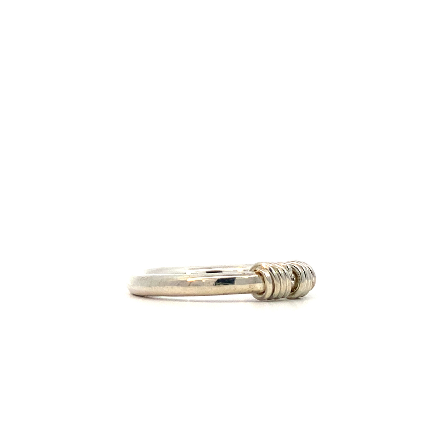 Sterling Silver 2.75mm Wire Wrap Ring size 8