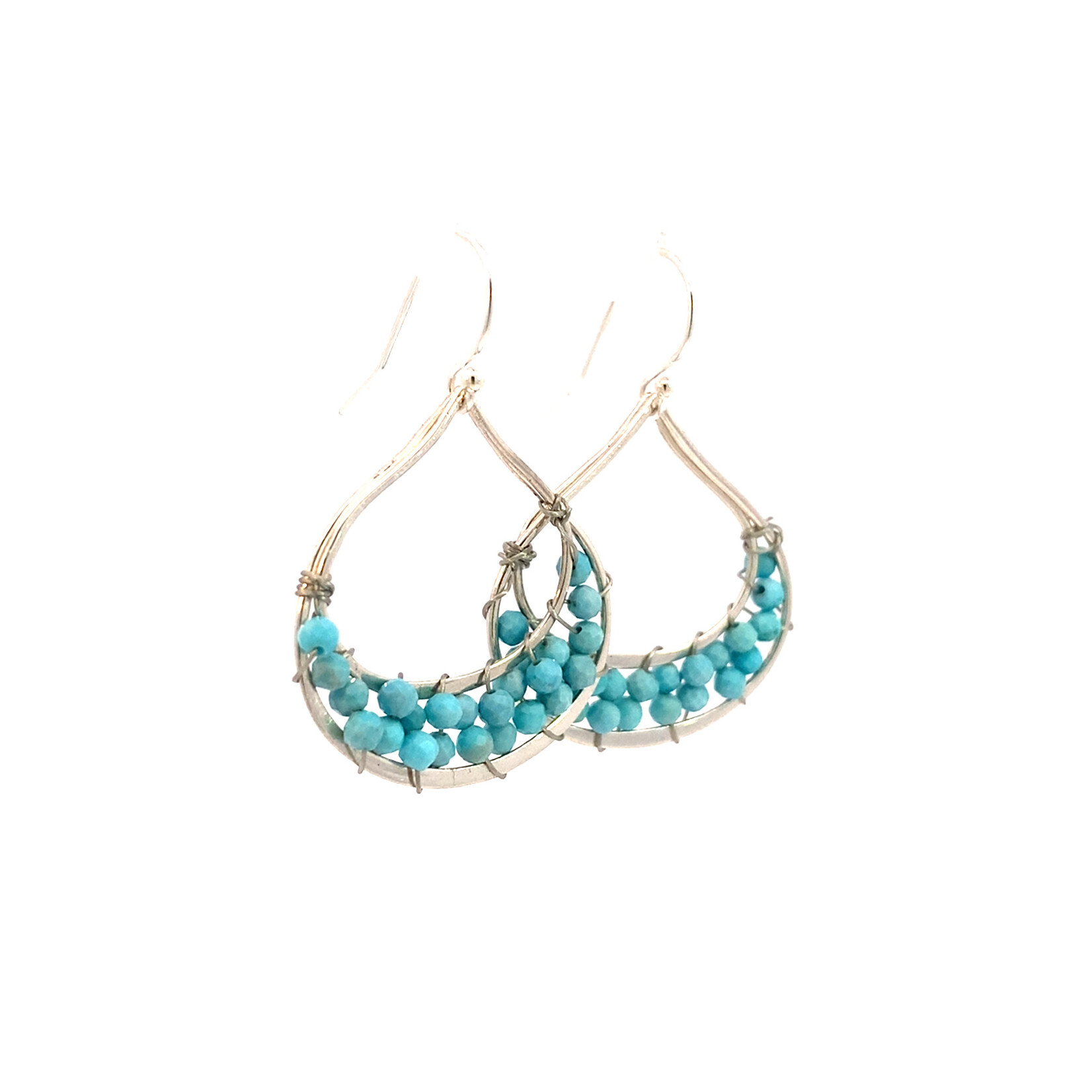 Sterling Silver Turquoise Dangles