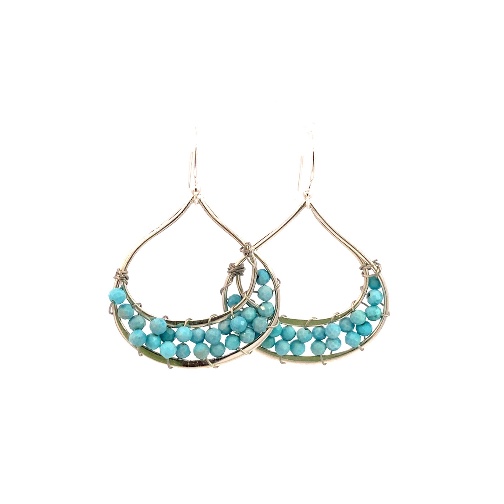 Sterling Silver Turquoise Dangles