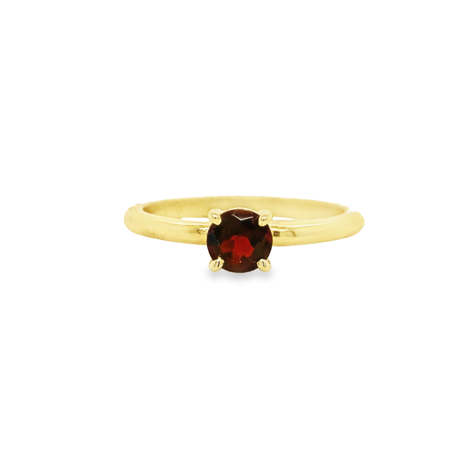 14k Yellow Gold Garnet ring size 7