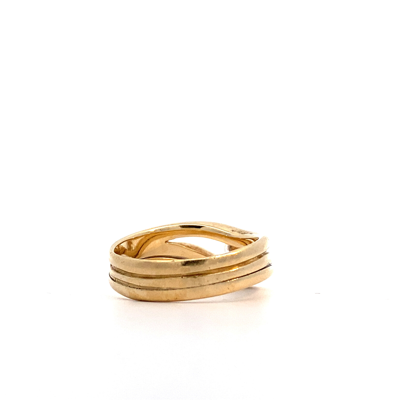 14K Yellow Gold Diamond Ring .25ct size 7.75
