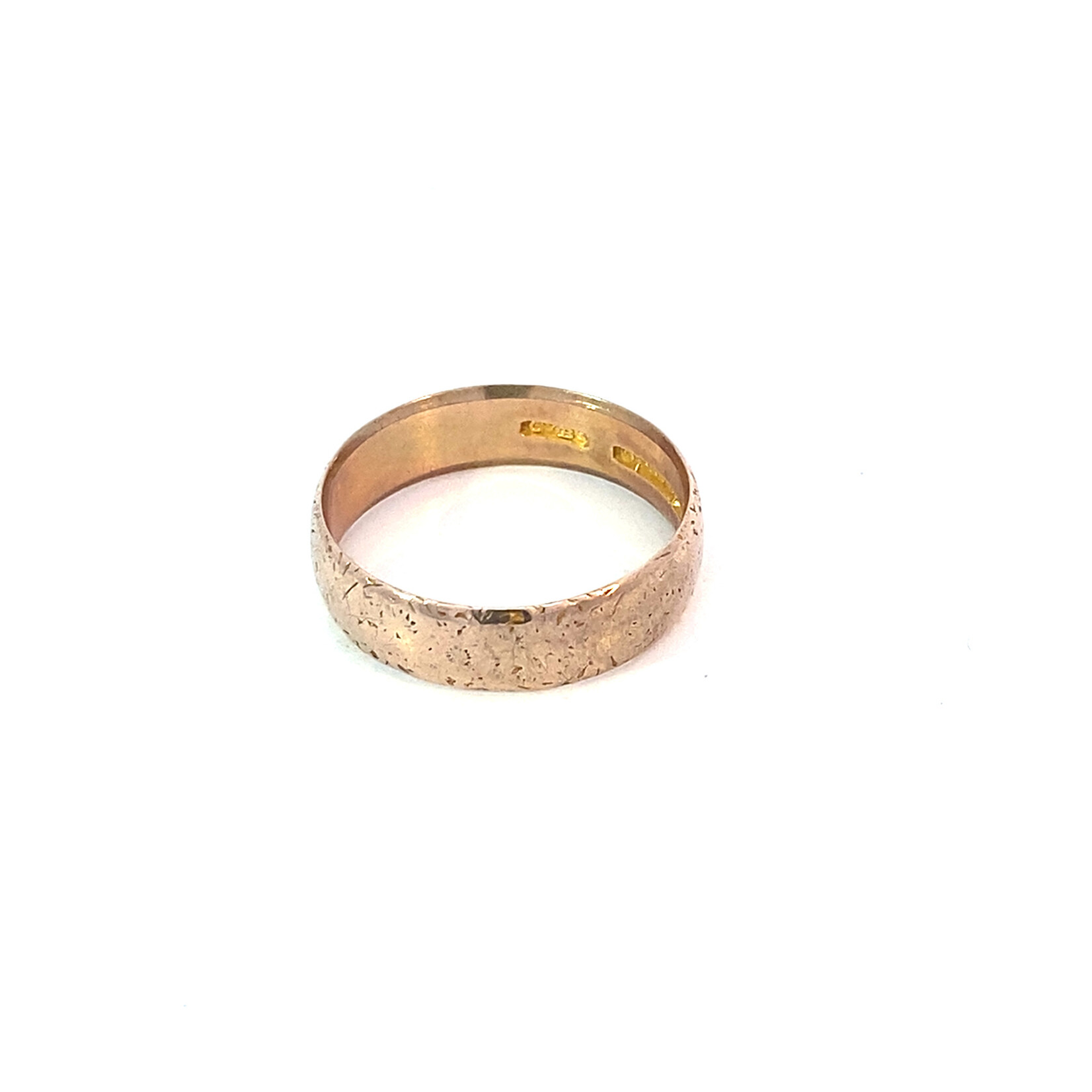 14K Rose Gold 5mm Band sz6.25