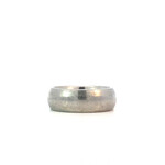 6mm Platinum Comfort fit ring sz4.25