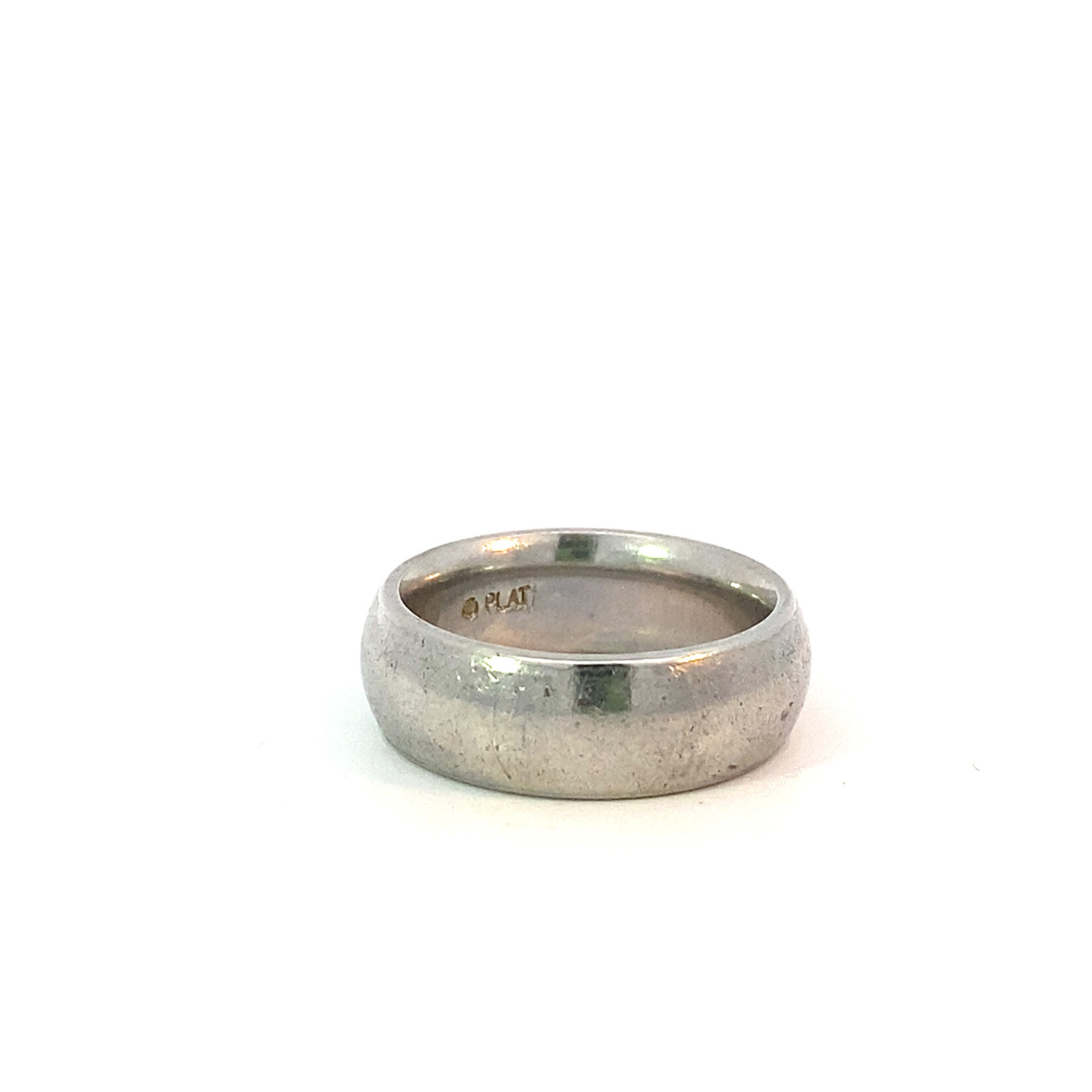 6mm Platinum Comfort fit ring size 4.25