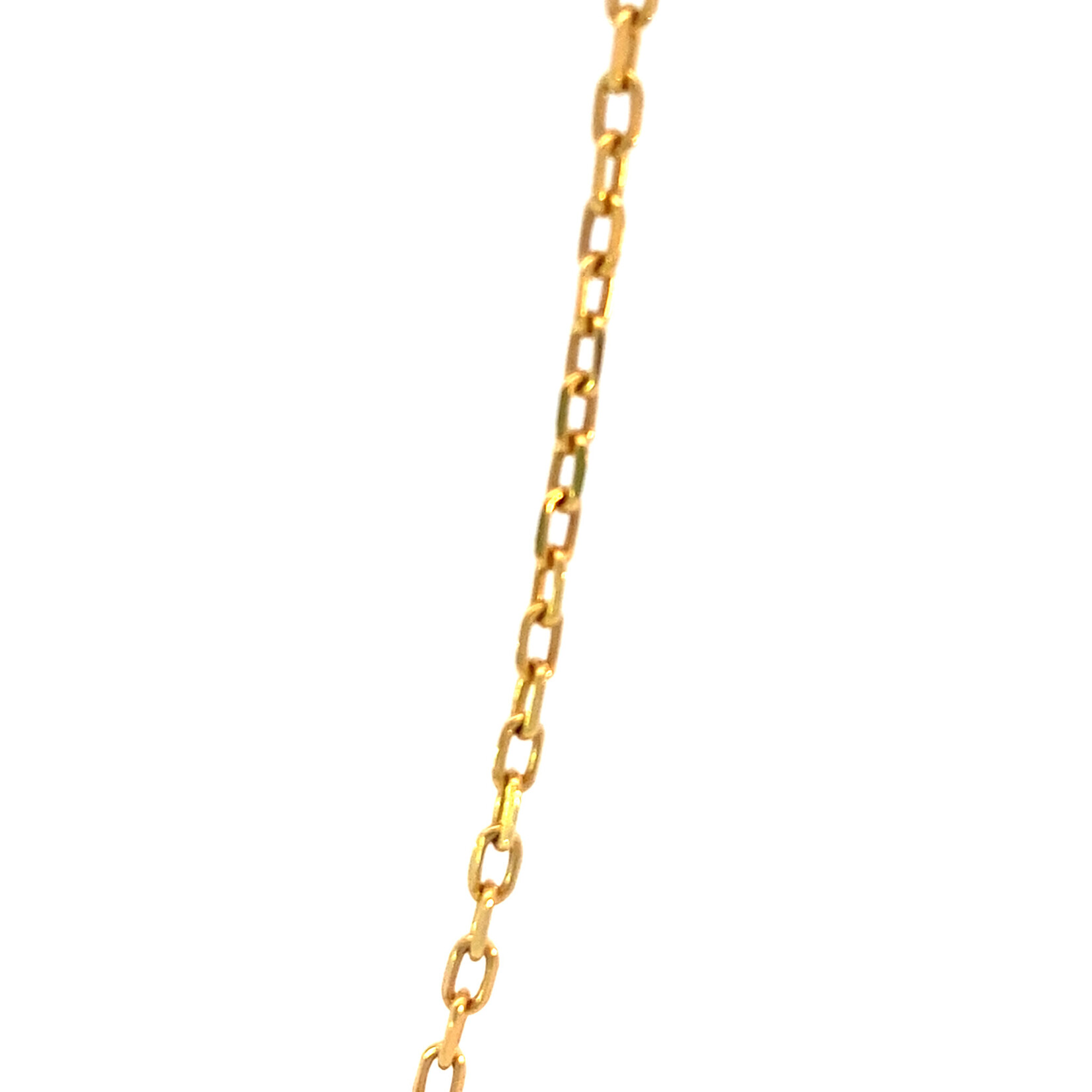 18K Yellow Gold 20" Oval Link Chain