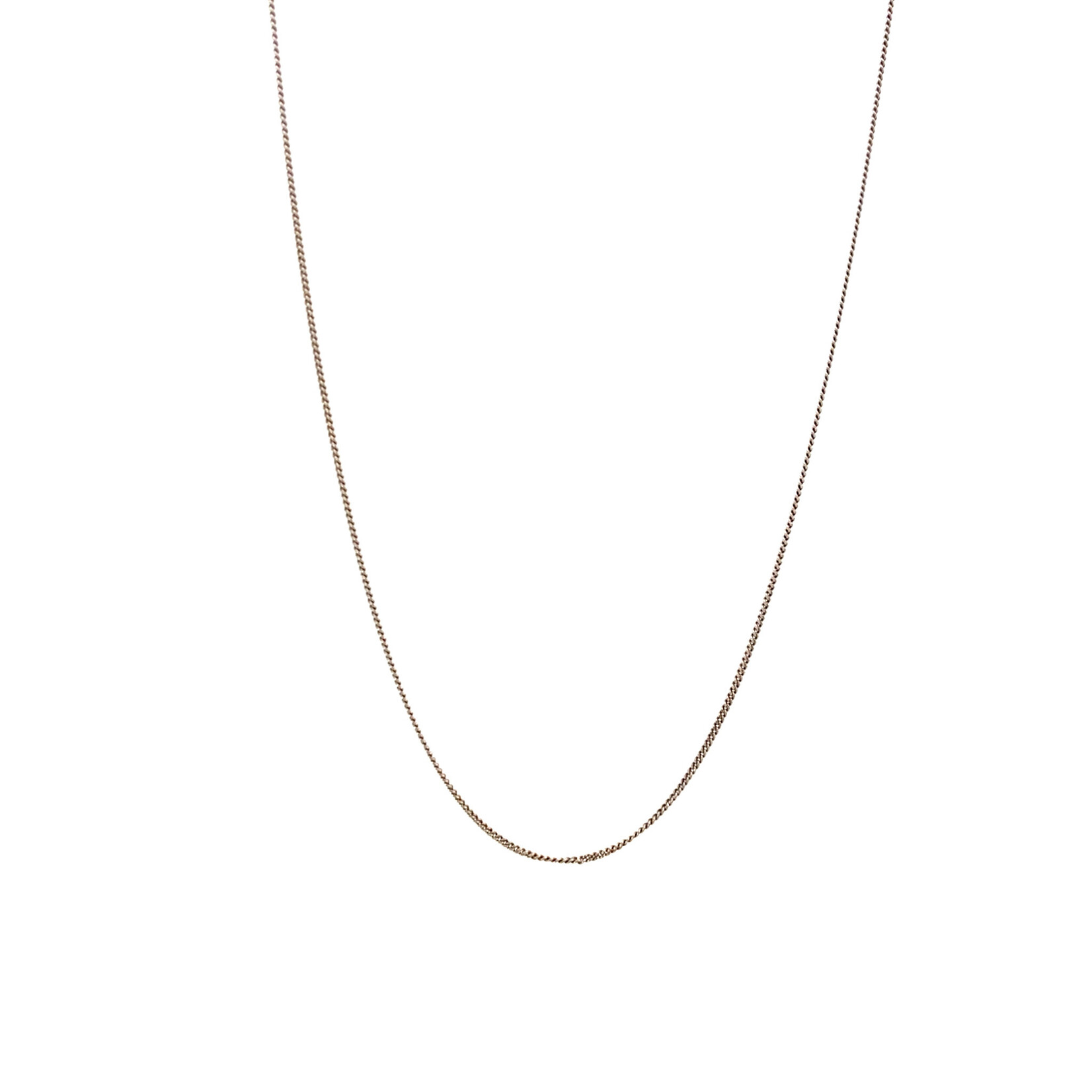 18K White Gold 16" Cable Chain