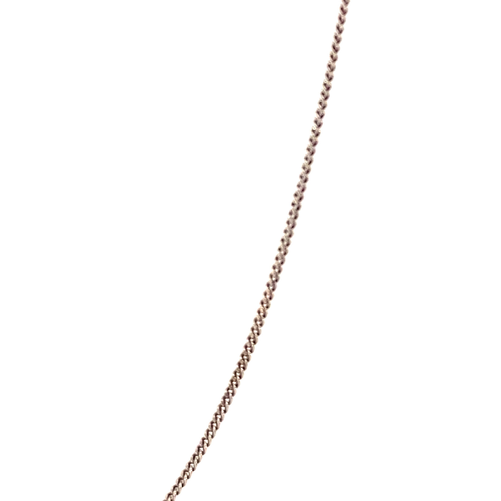 18K White Gold 16" Cable Chain