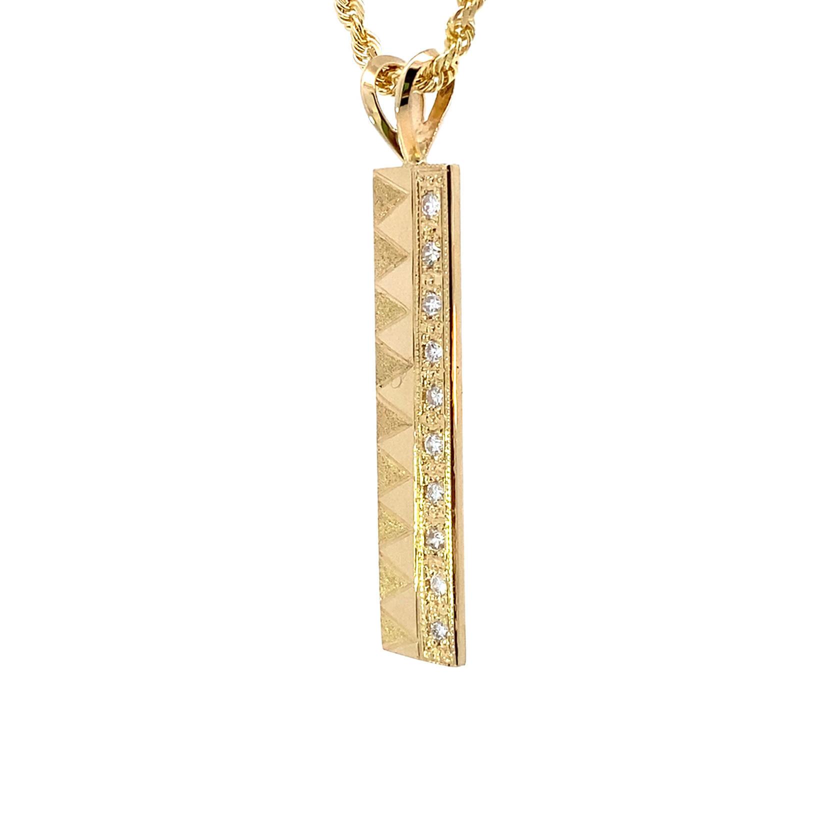 Hokuala 14K Yellow Gold 7.5mm Hōkūala with Diamonds D.19ct