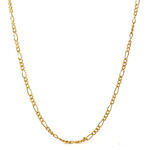 14K Yellow Gold 18" Figaro Chain