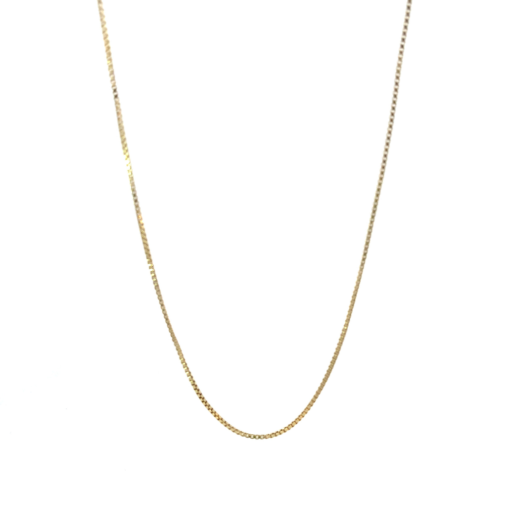 14K Yellow Gold 15" Box Chain