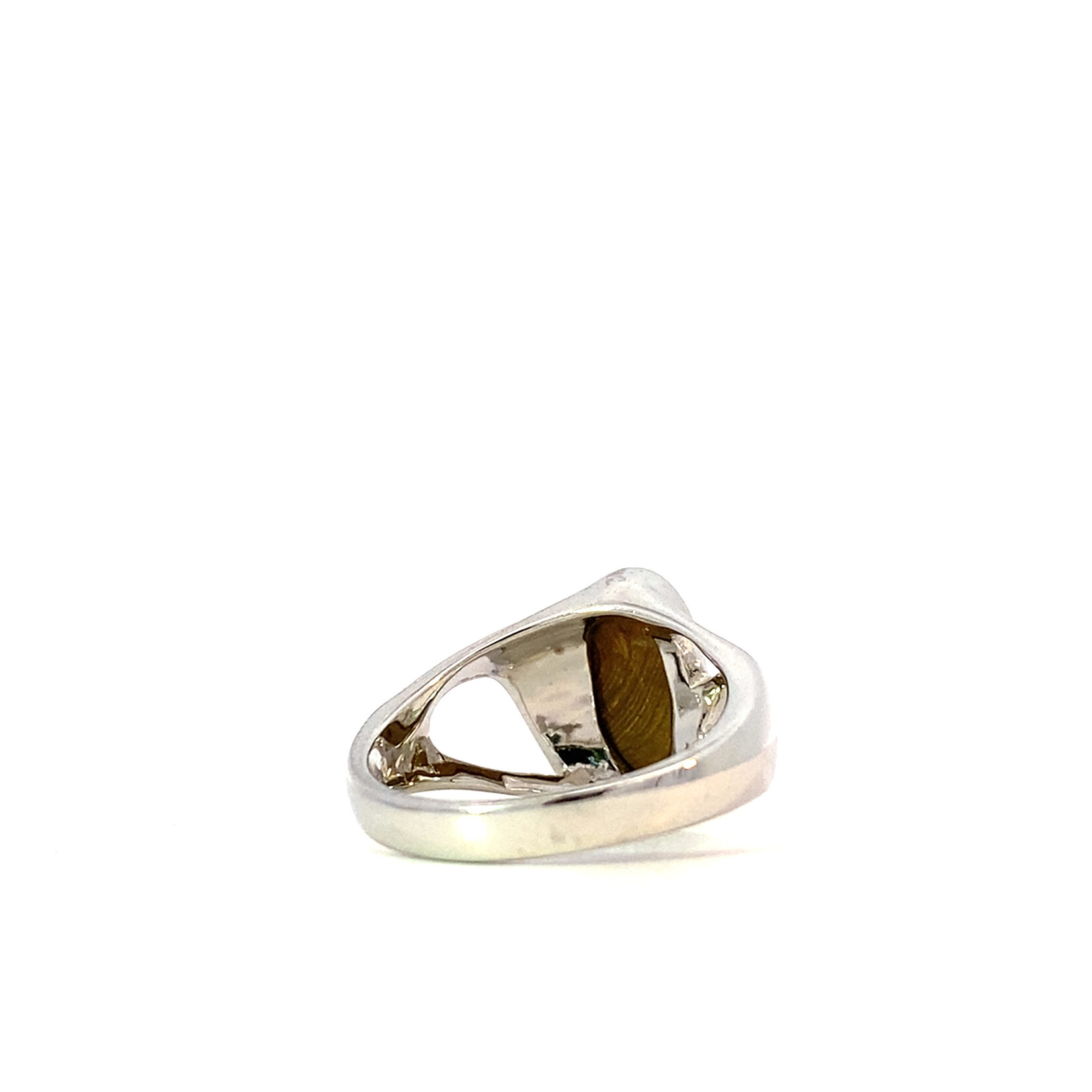 Sterling Silver Freeform Boulder Opal Ring size 6