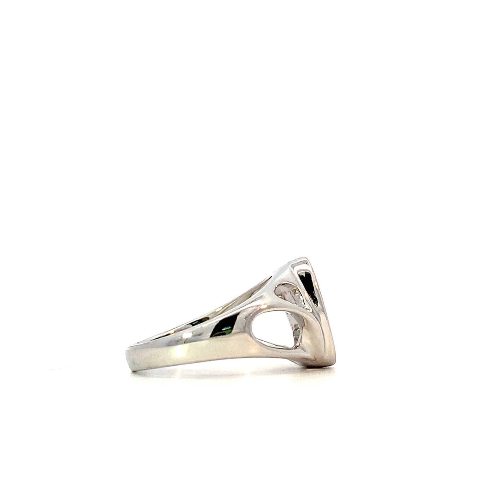 Sterling Silver Freeform Boulder Opal Ring sz6