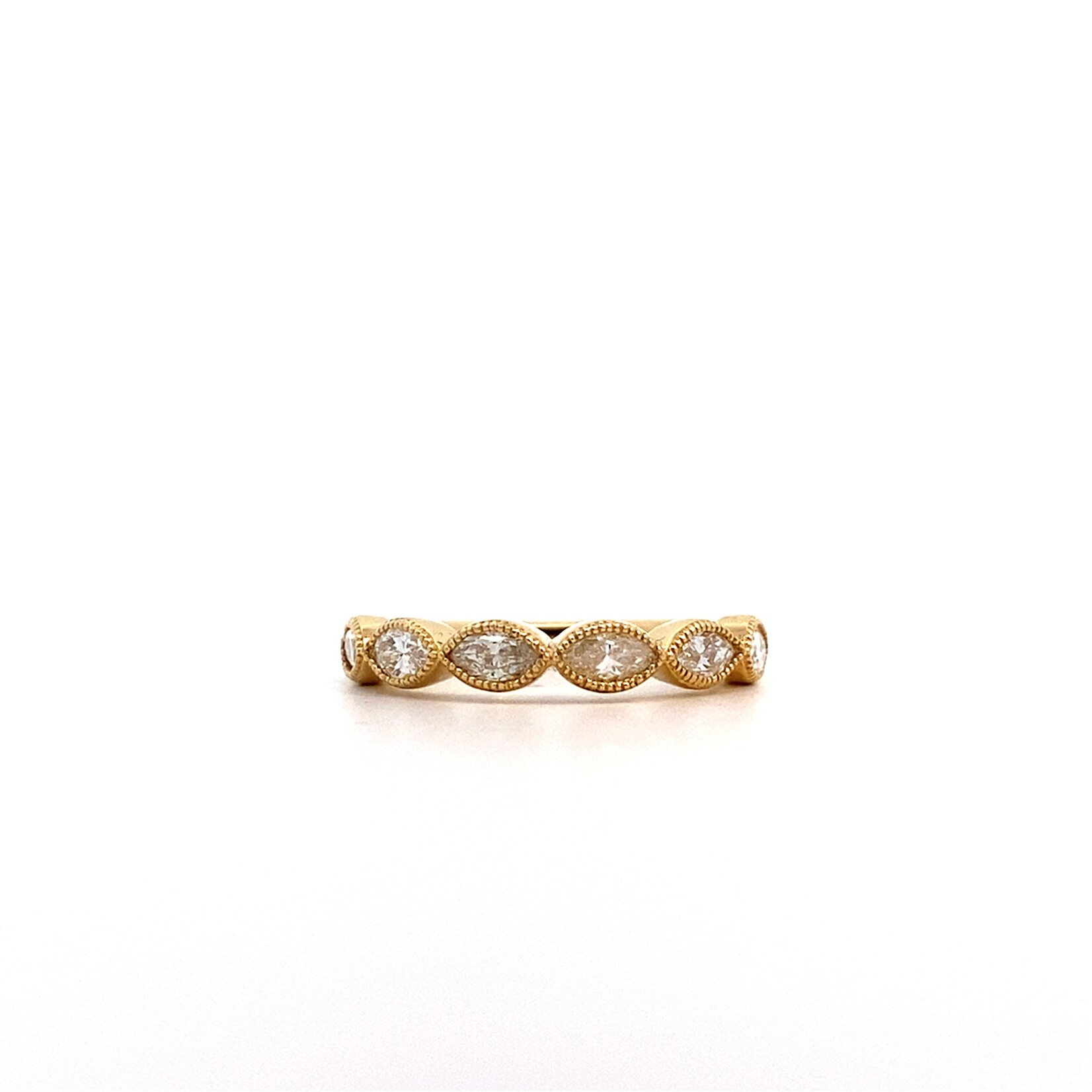 18K Yellow Gold Diamond ring size 6.25 D.67ct