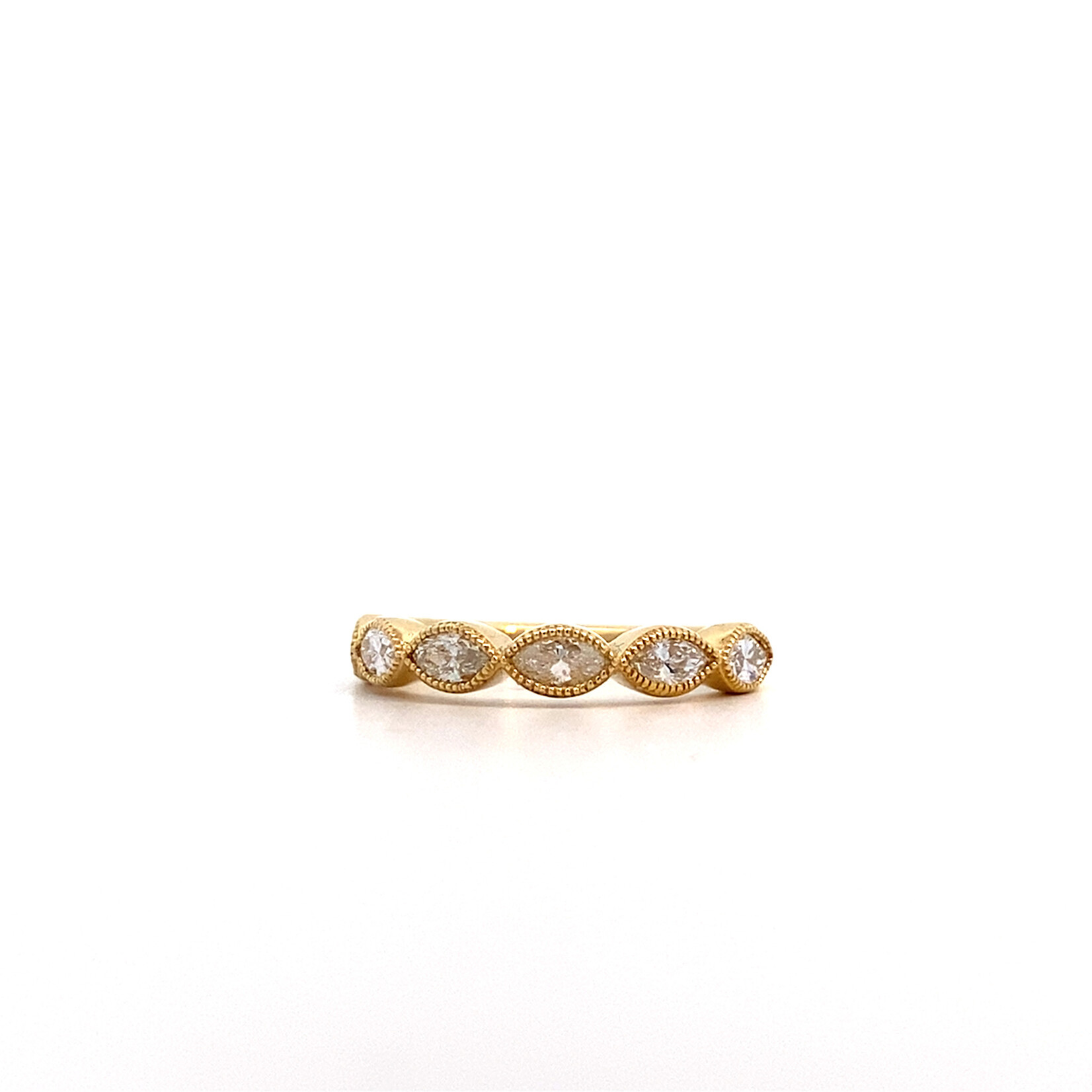 18K Yellow Gold Diamond ring size 6.25 D.67ct