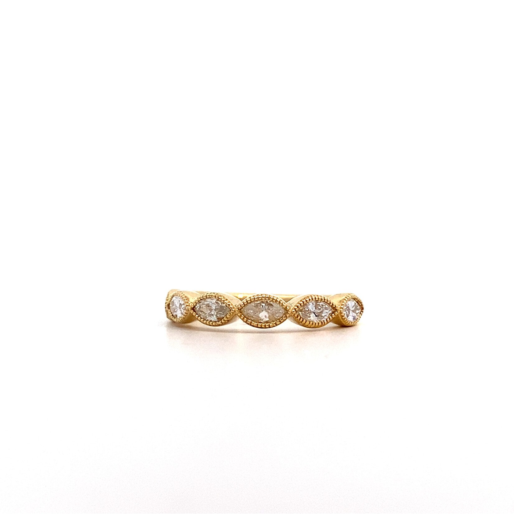 18K Yellow Gold Diamond ring sz6.25 D.67ct