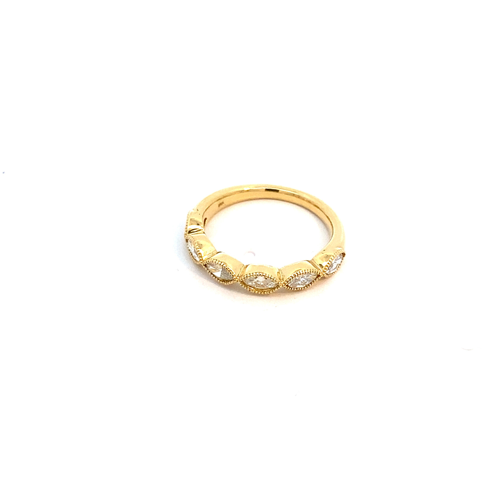 18K Yellow Gold Diamond ring size 6.25 D.67ct
