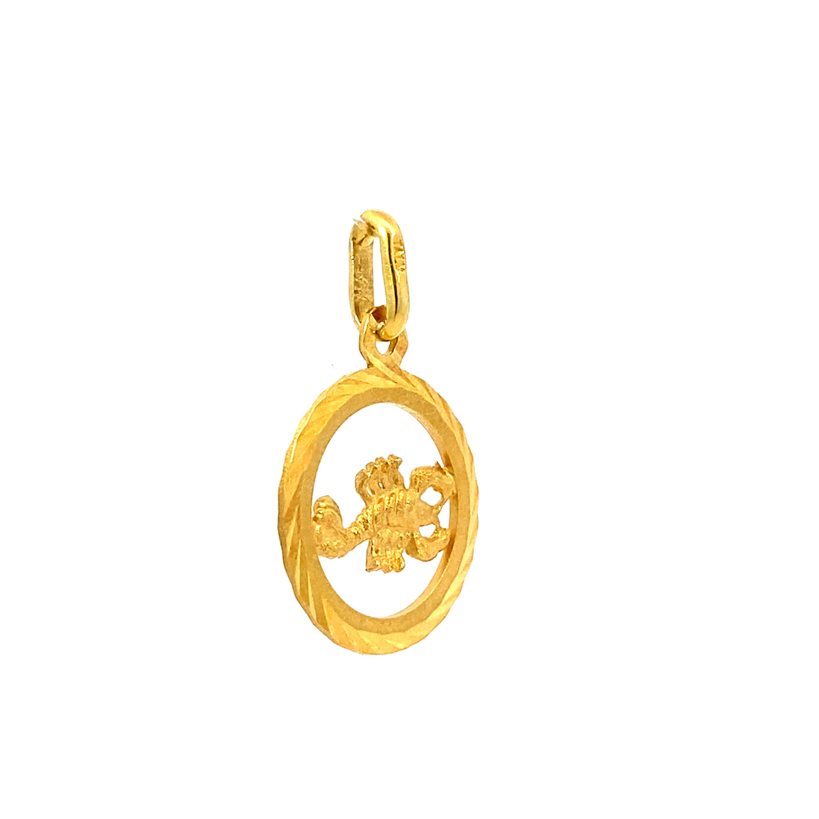 14K Yellow Gold Scorpio Charm