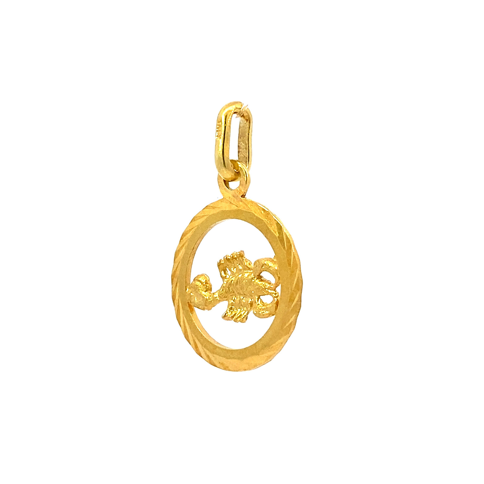 14K Yellow Gold Scorpio Charm