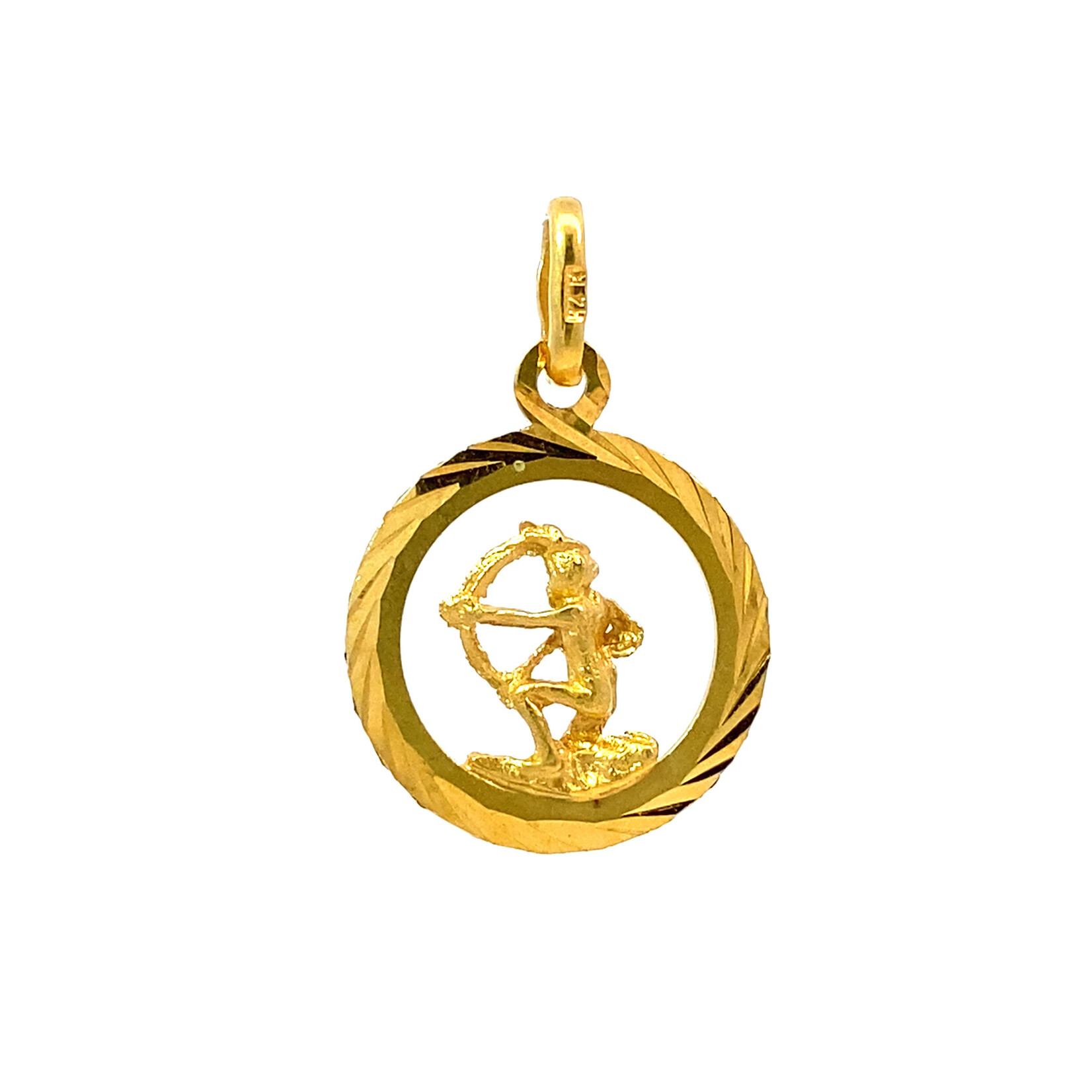 14K Yellow Gold Sagittarius Charm