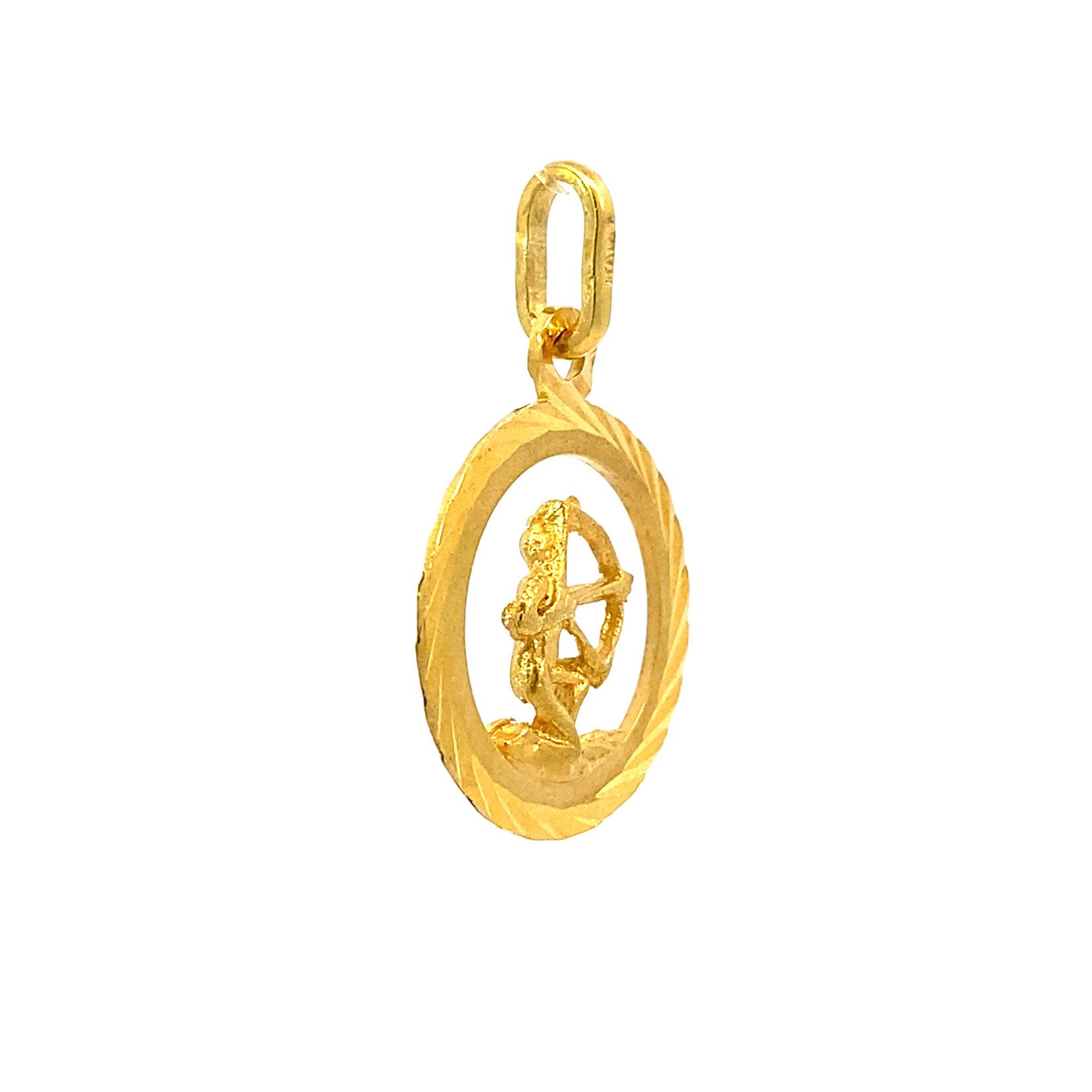 14K Yellow Gold Sagittarius Charm