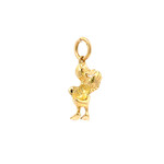 14K Yellow Gold Donald Duck Charm