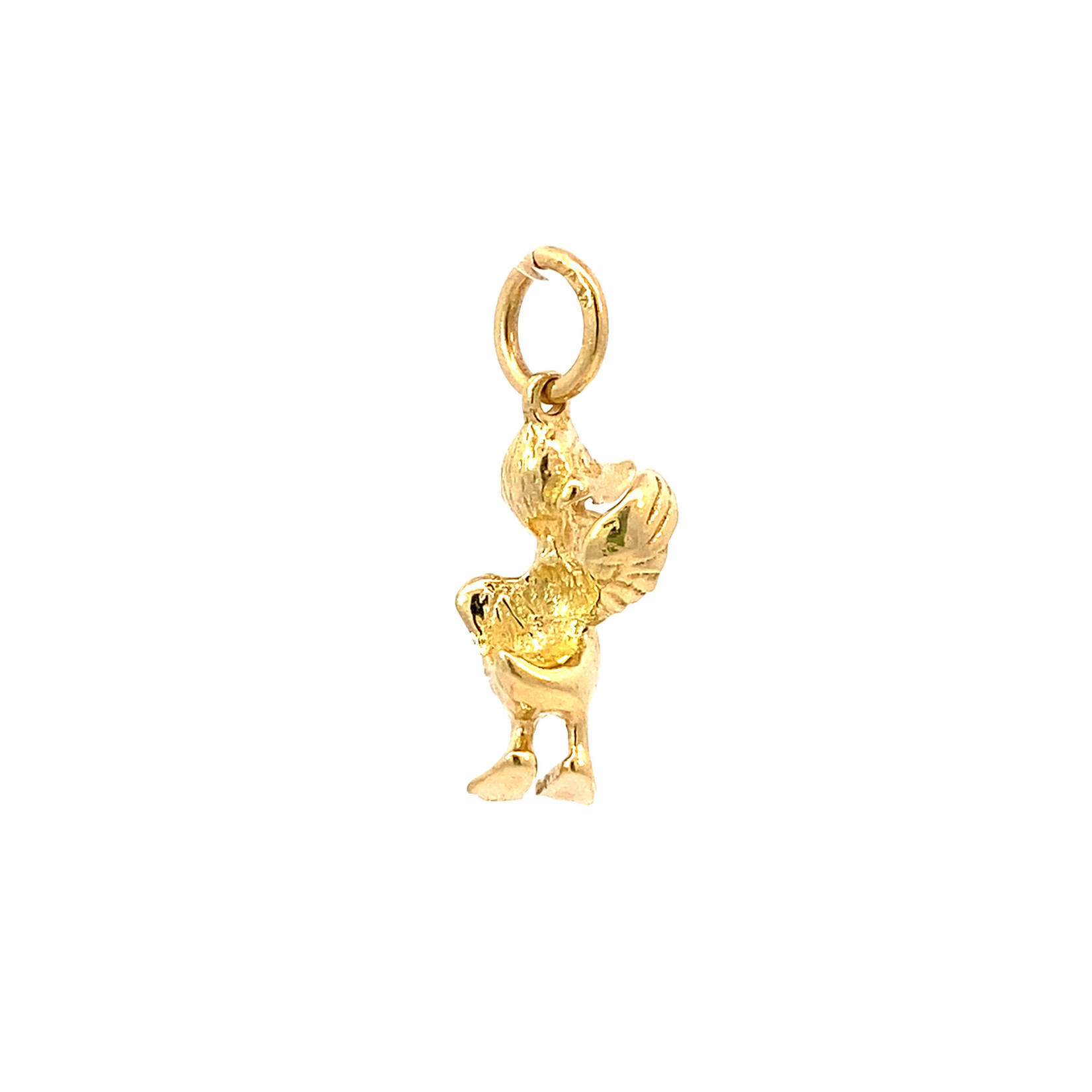 14K Yellow Gold Donald Duck Charm