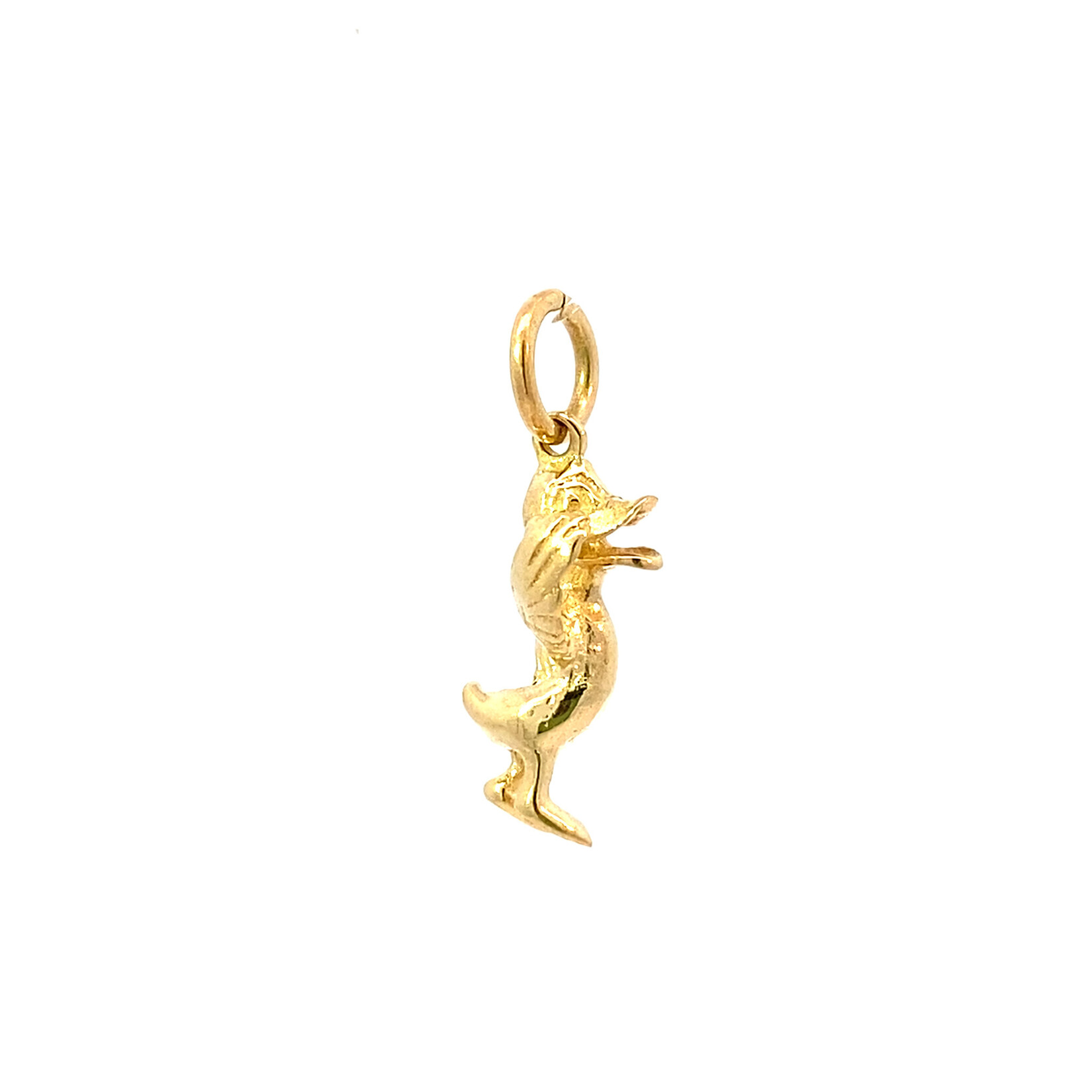14K Yellow Gold Donald Duck Charm