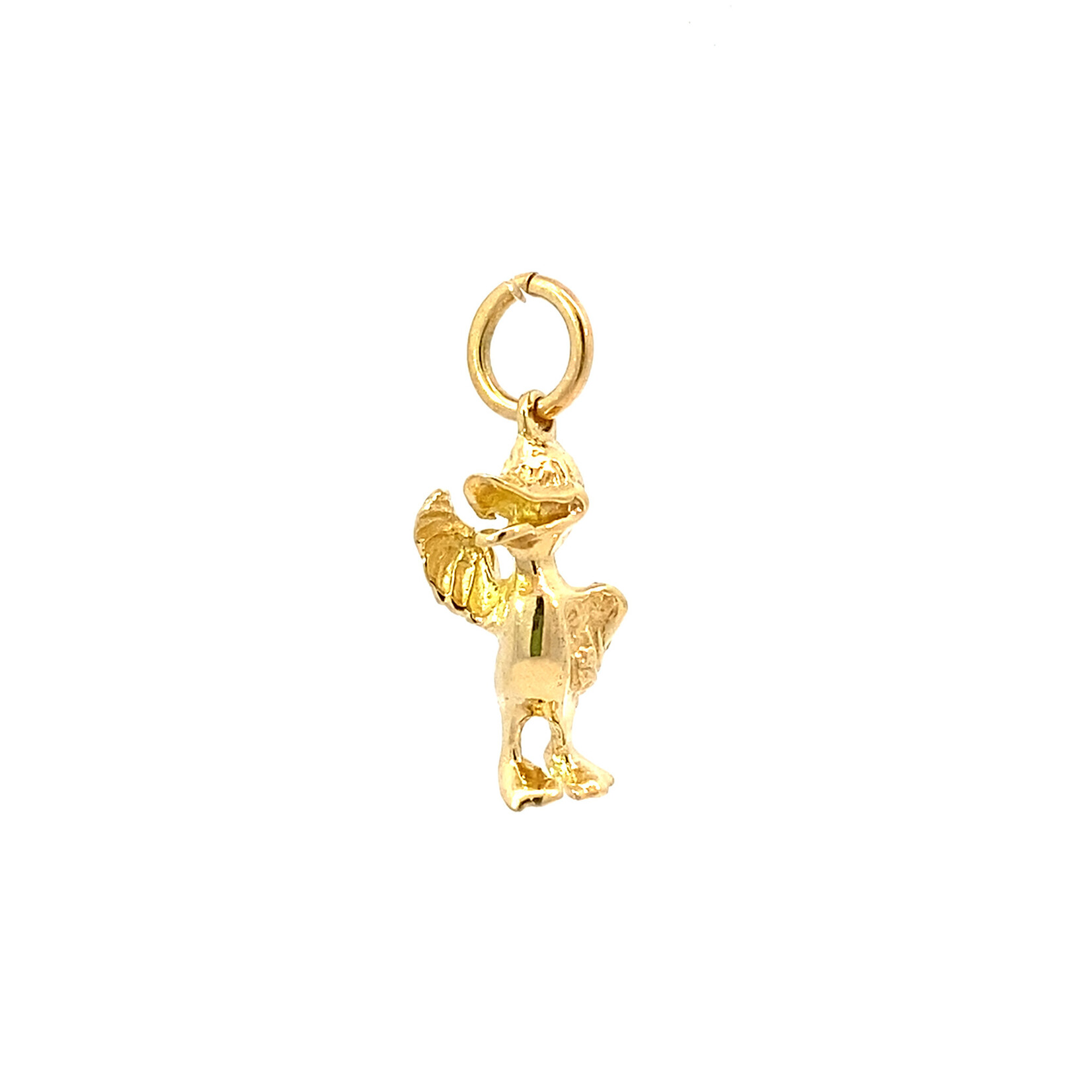 14K Yellow Gold Donald Duck Charm