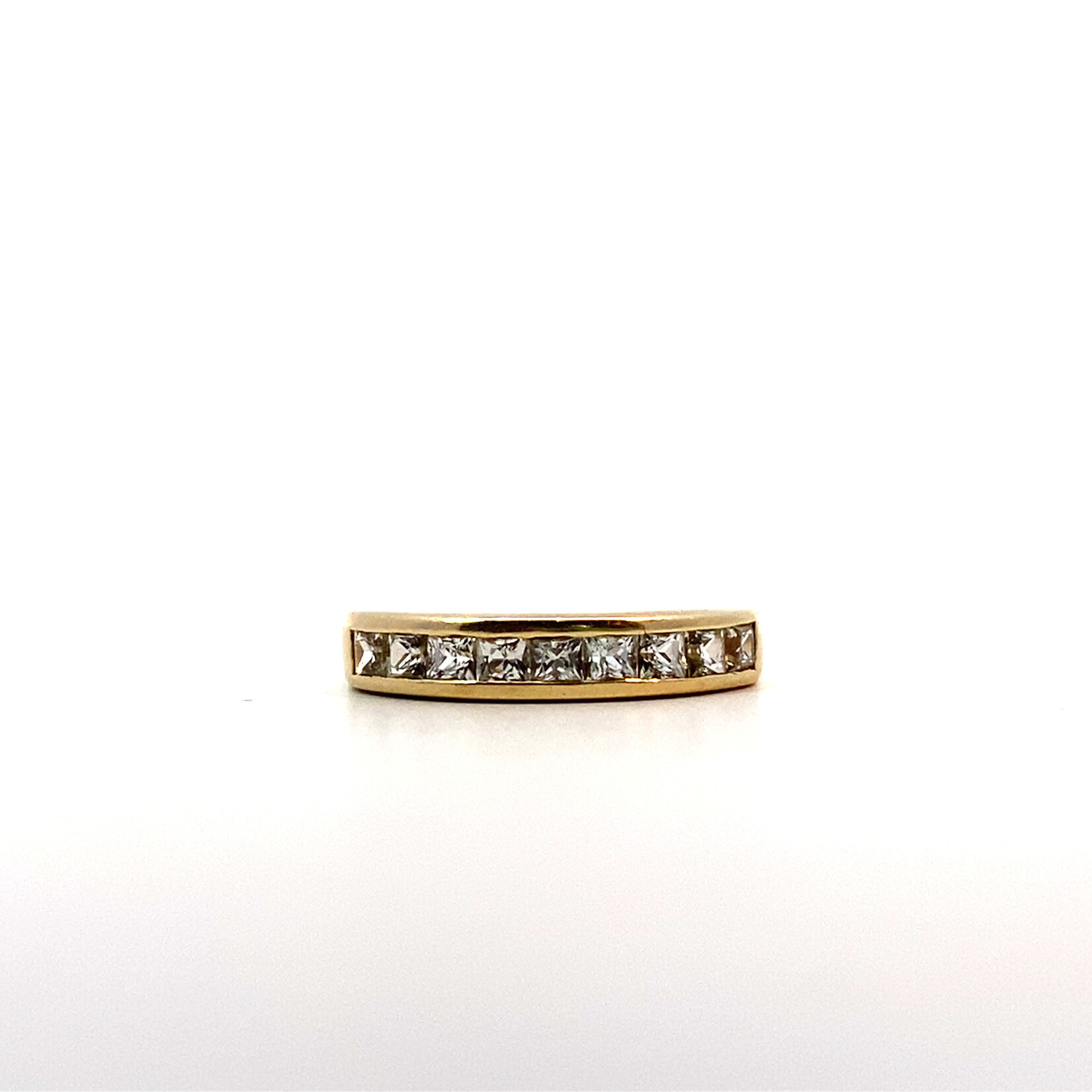 14K Yellow Gold Channel Set Ring size 5.5