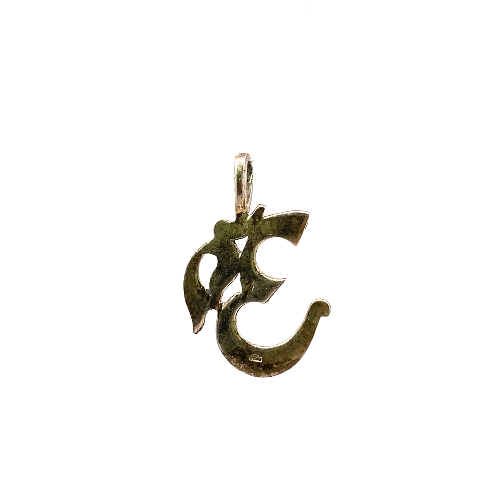 Sterling Silver Om Pendant