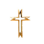 14K Yellow Gold Cross