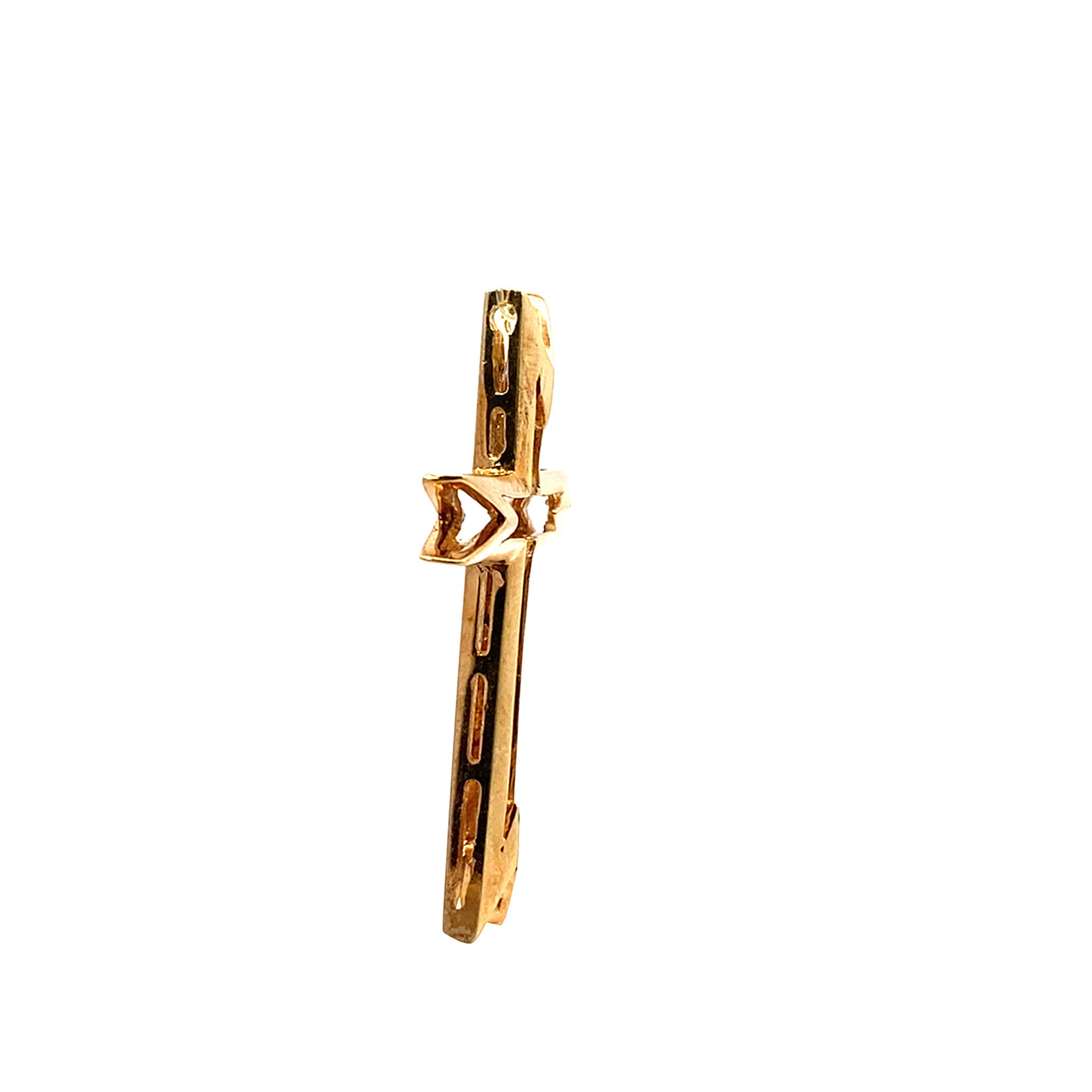 14K Yellow Gold Cross