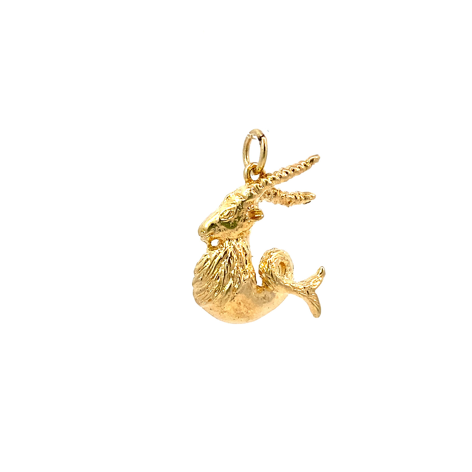 14K Yellow Gold Capricorn Charm