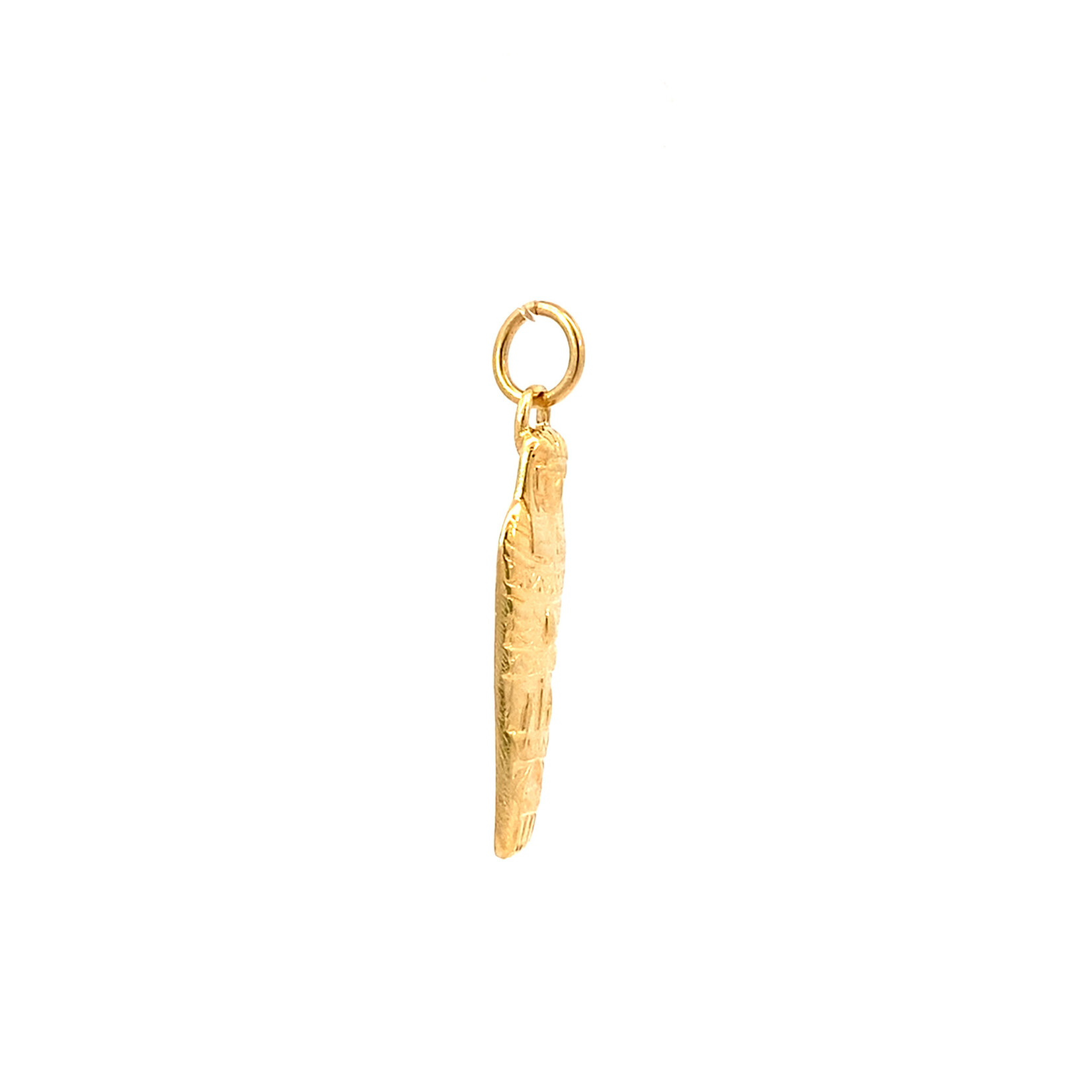 14K Yellow Gold Egyptian Sarcophagus