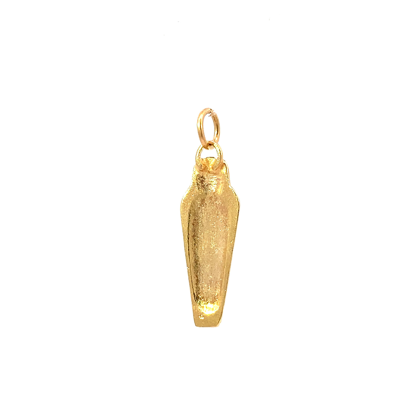 14K Yellow Gold Egyptian Sarcophagus