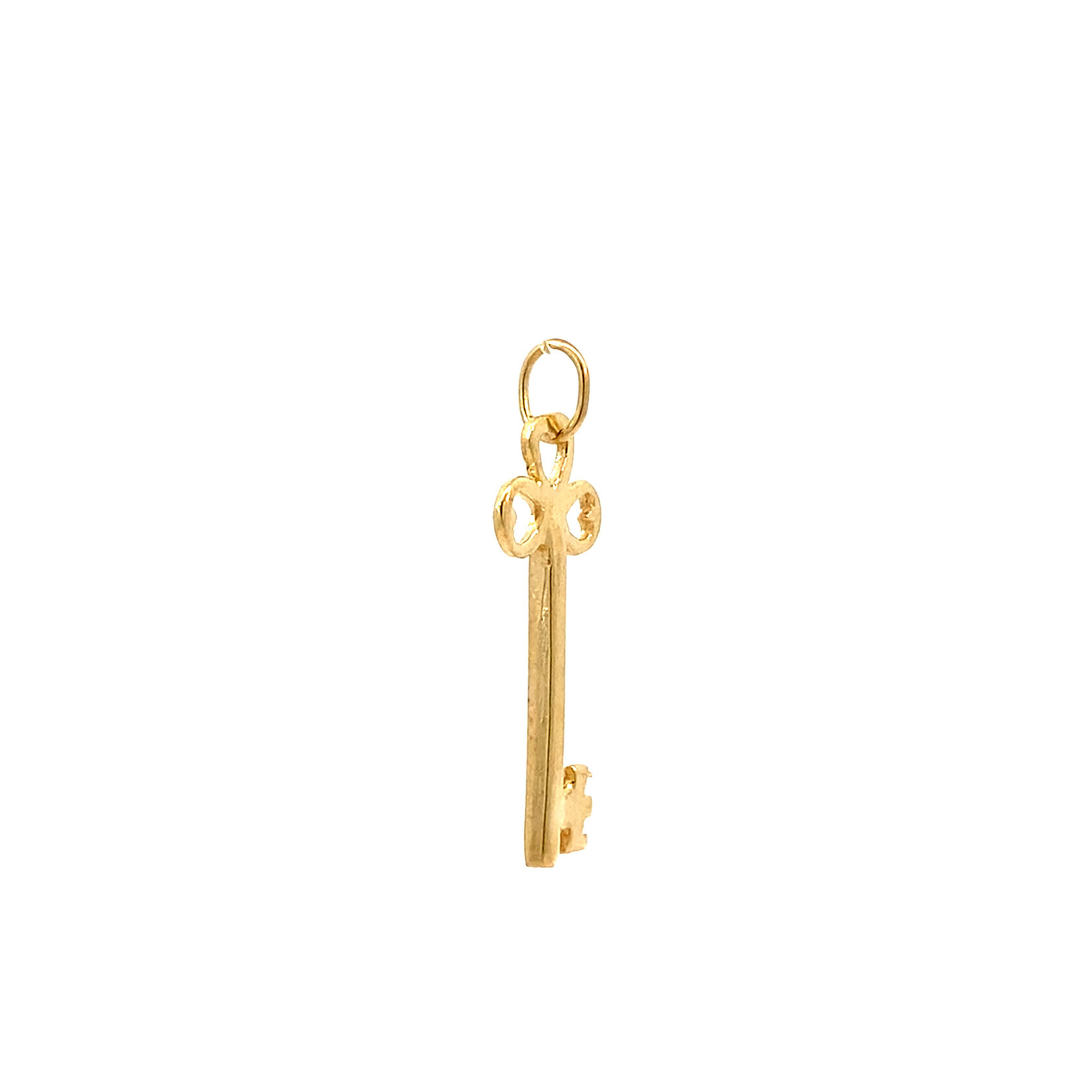 14K Yellow Gold Small Key Charm